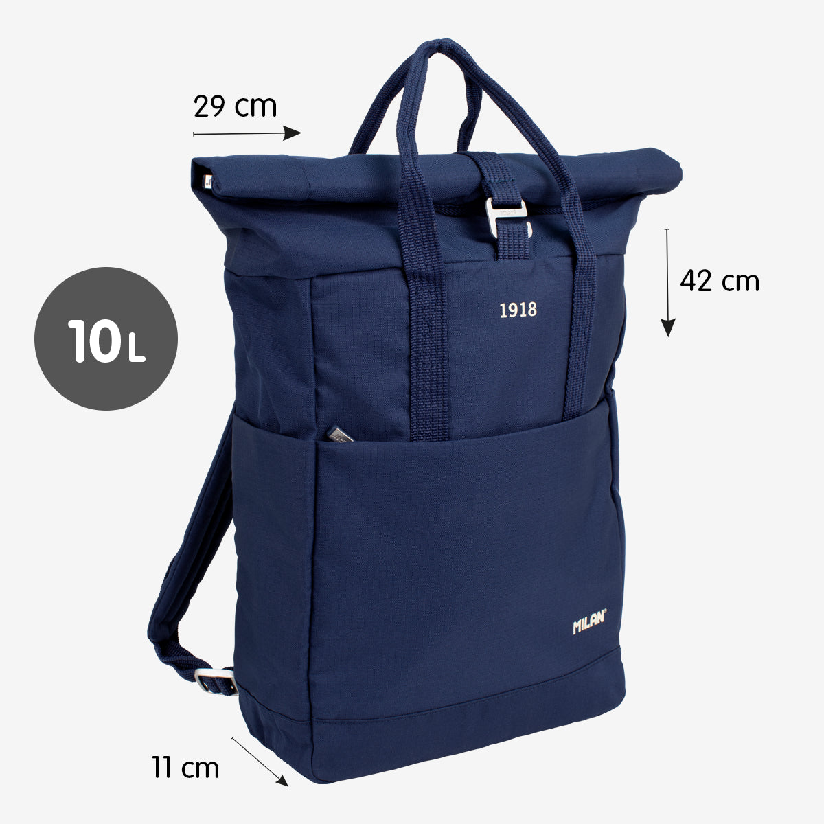 Pack URBAN 430 since 1918: motxilla enrotllable + funda + ampolla