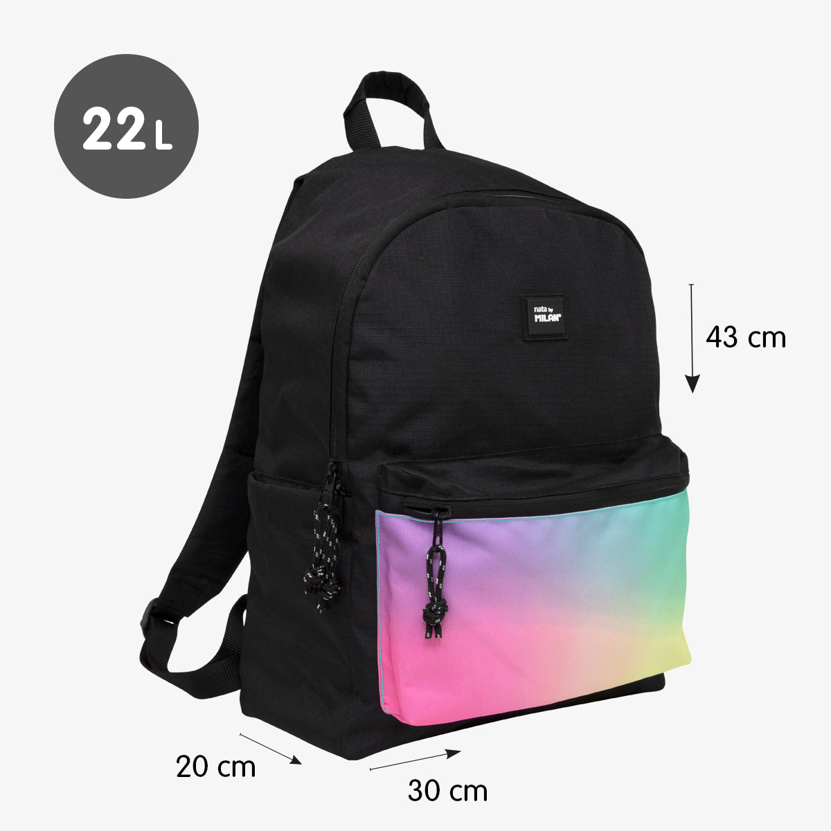 Pack ESCOLAR Sunset: mochila escolar + estuche 2 pisos