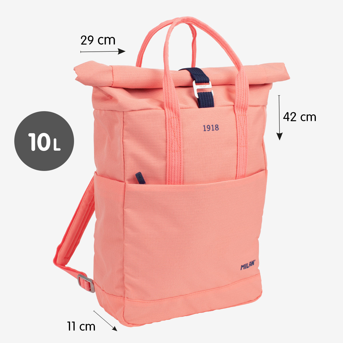 Pack URBAN 430 since 1918: mochila enrollable + funda + botella