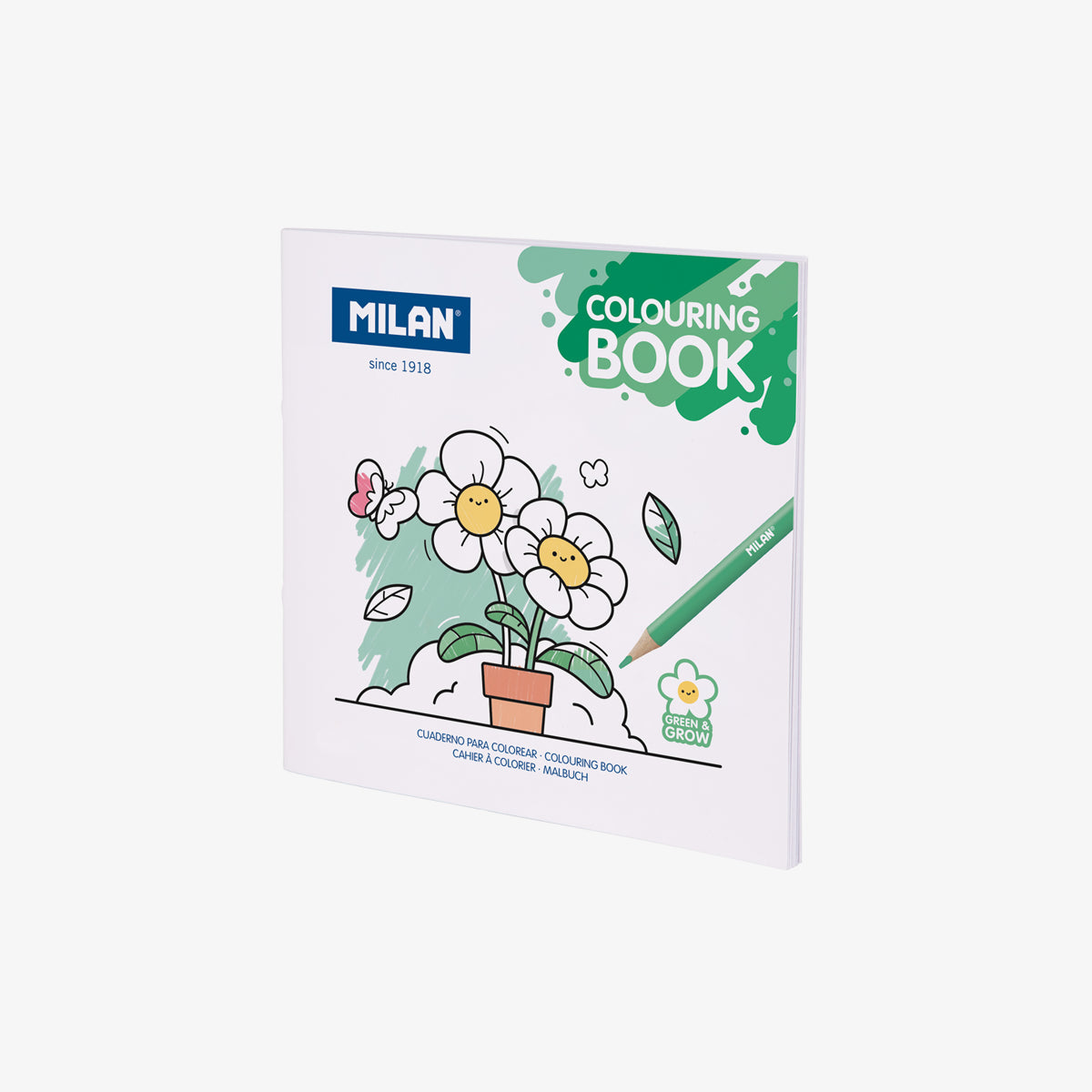 Cuaderno para colorear 'Green & grow'