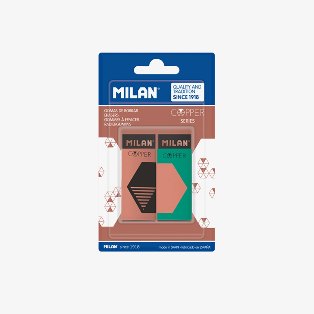 2 gomes d'esborrar Copper (pack de 2)