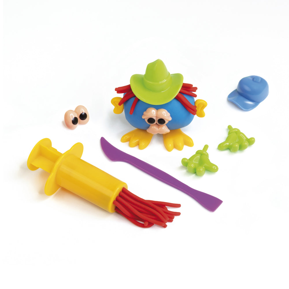 Kit Soft Dough de pasta blanda con herramientas 'Caras divertidas'