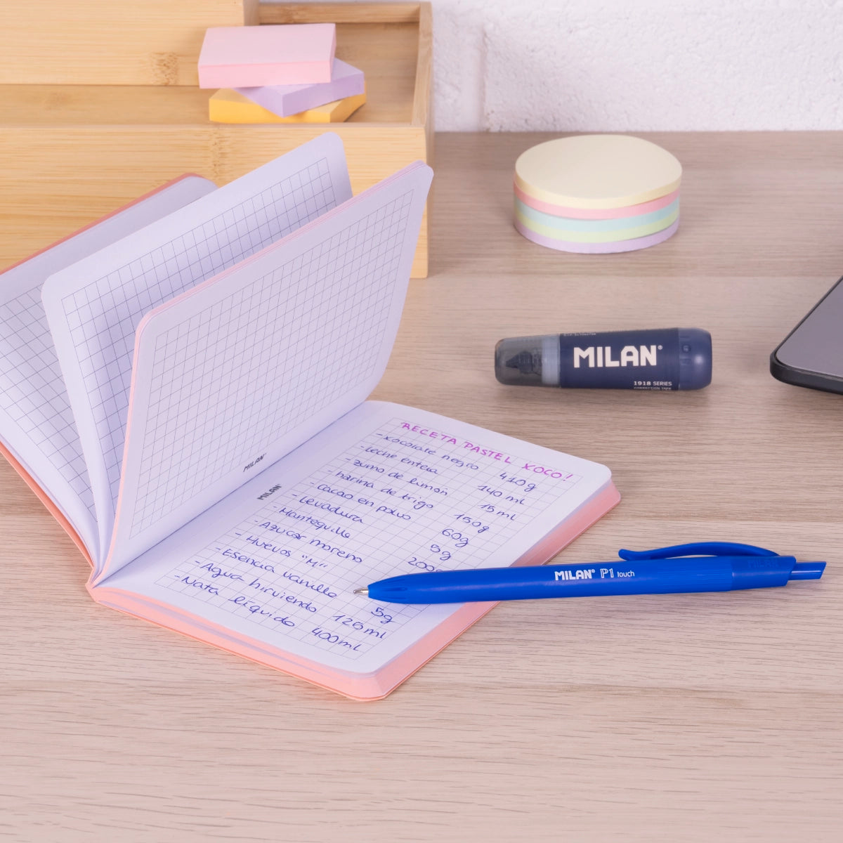 Libreta A6 papel cuadriculado, 48 hojas de 95 gr/m², colección 430 since 1918