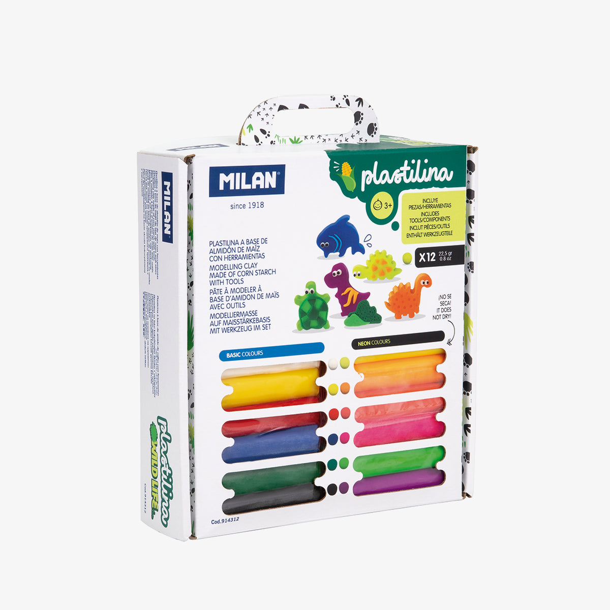 Kit de plastilina con moldes y herramientas 'Wild Life'