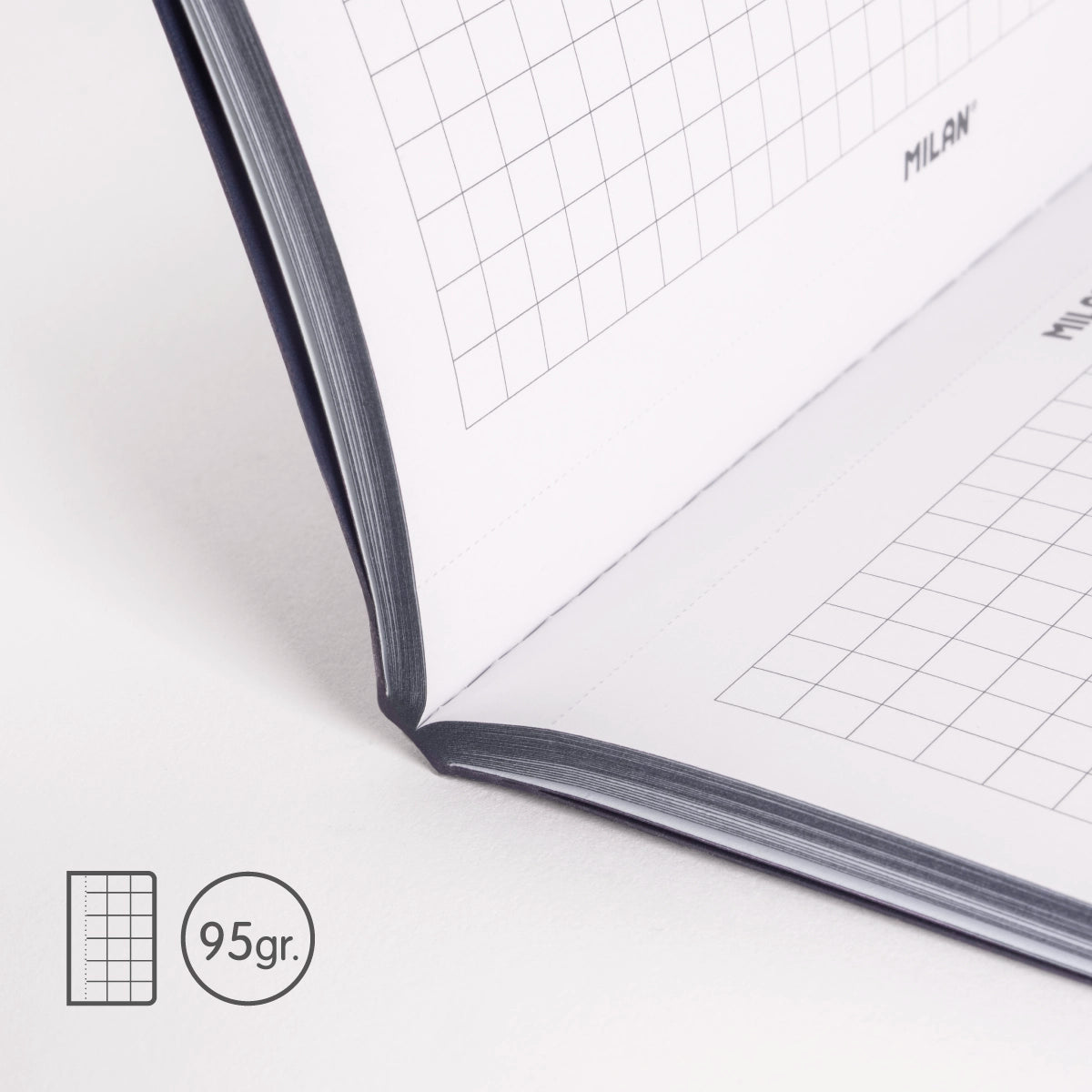 Libreta A6 papel cuadriculado, 48 hojas de 95 gr/m², colección 430 since 1918