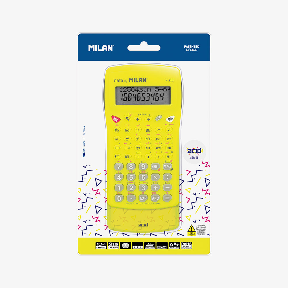 Calculadora científica 228 funciones, Acid