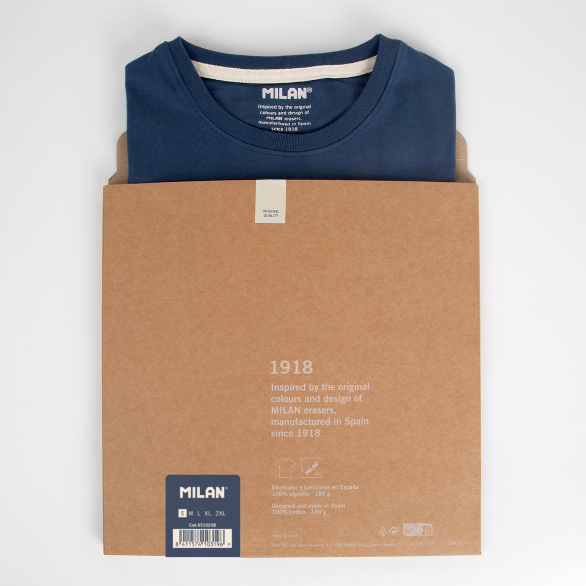 Camiseta hombre Slim Fit 430 since 1918, inspirada en las gomas de borrar MILAN
