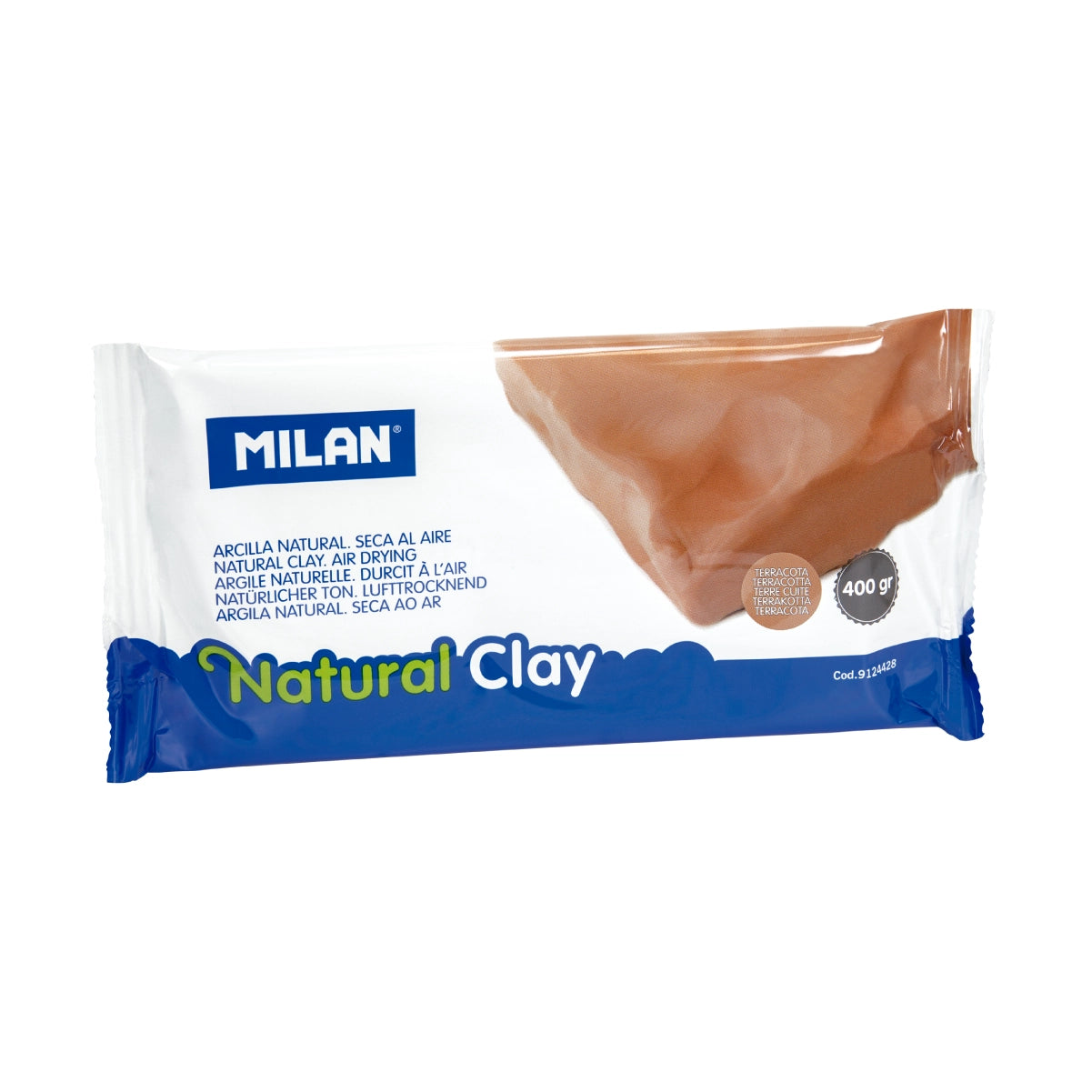Argila natural assecat a l'aire, marró terracota (400 g)