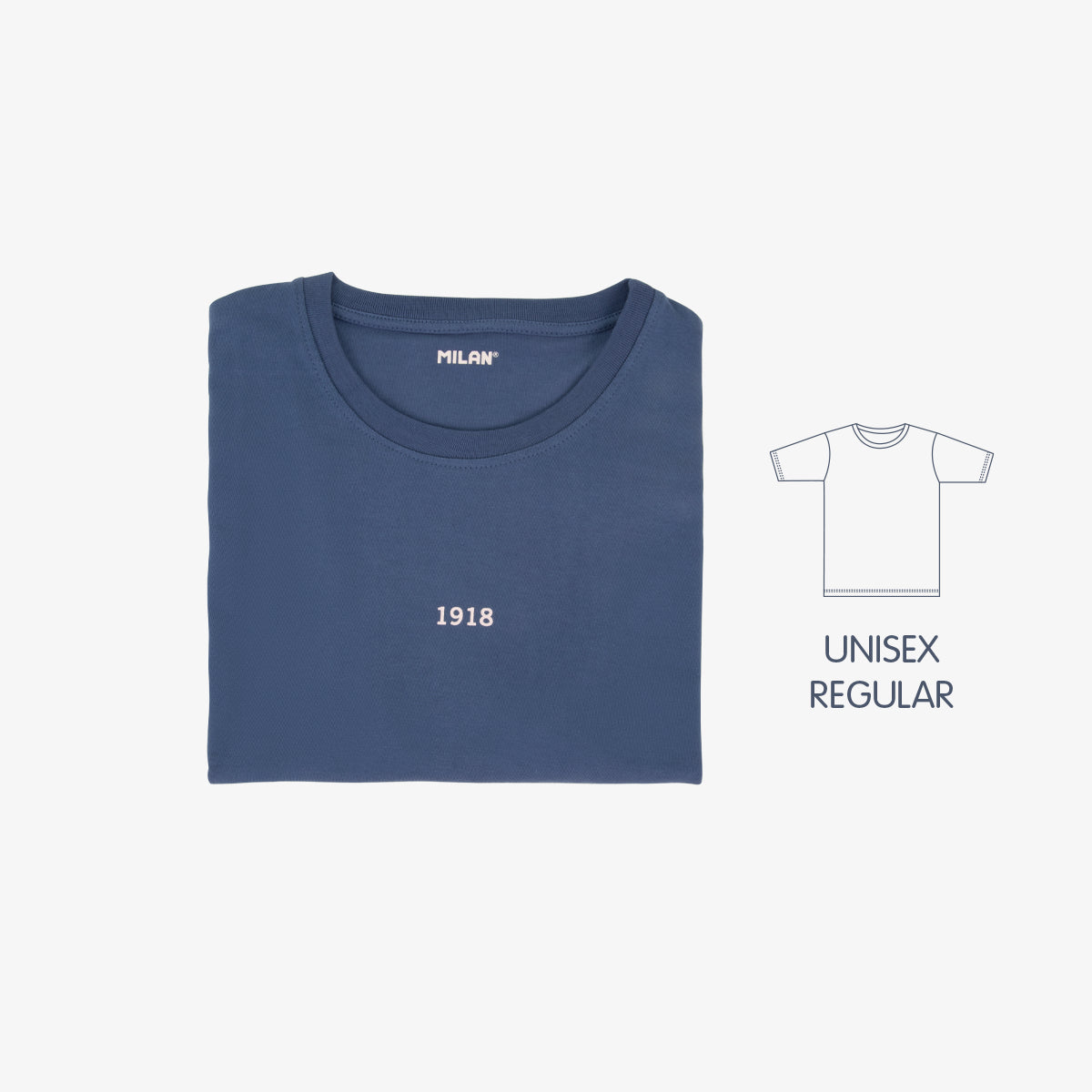 Camiseta unisex 430 since 1918, inspirada en las gomas de borrar MILAN