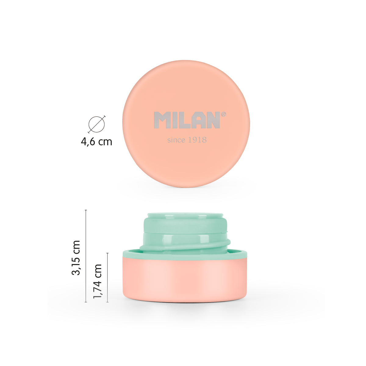 Tapón para botella isotérmica MILAN Silver, rosa