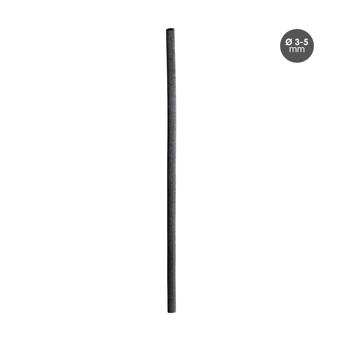 5 barritas de carboncillo natural cilíndrico Ø 3-5 mm