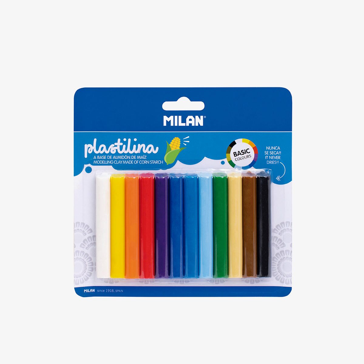 Plastilina de 12 colores (140 g)