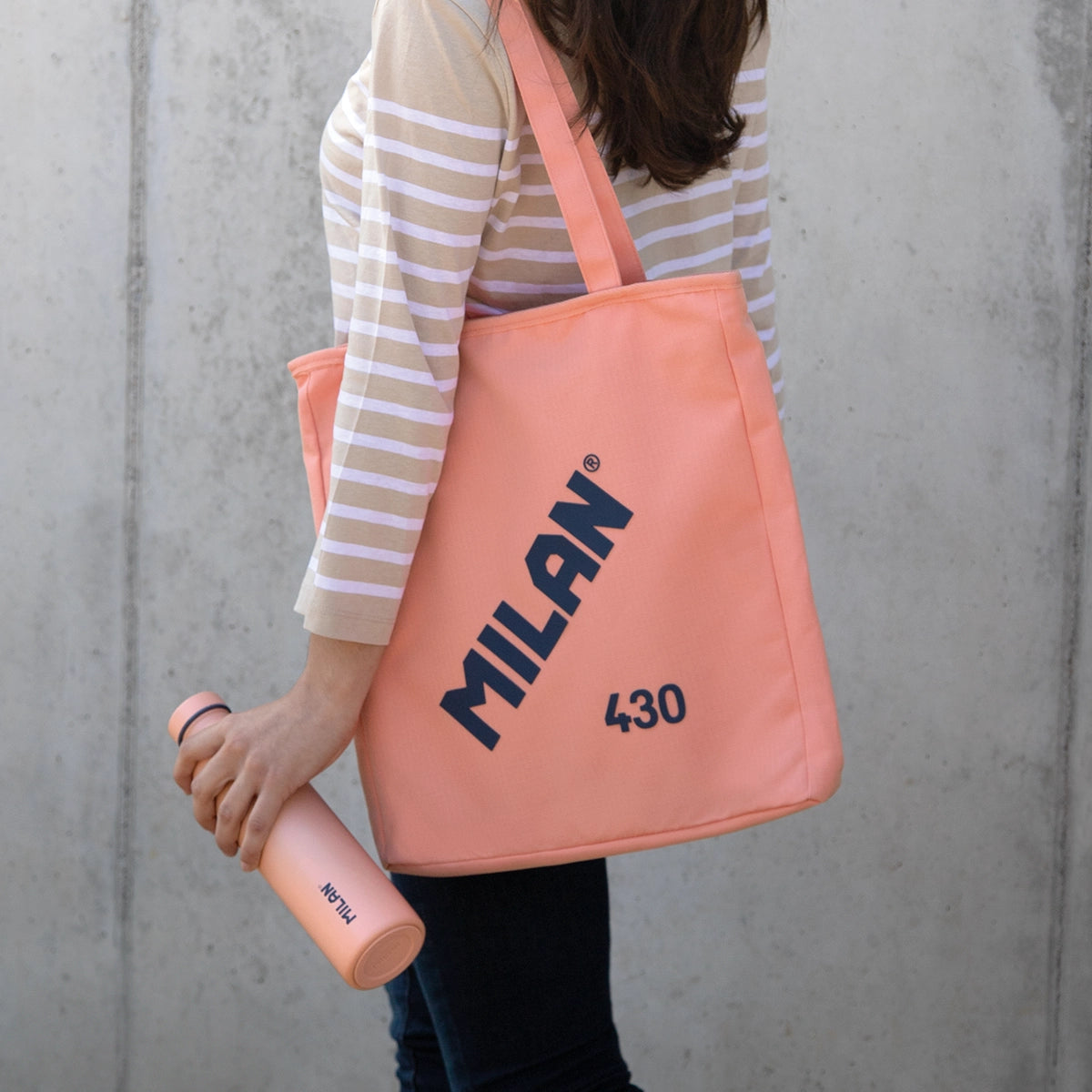 Tote bag amb cremallera MILAN 430 since 1918