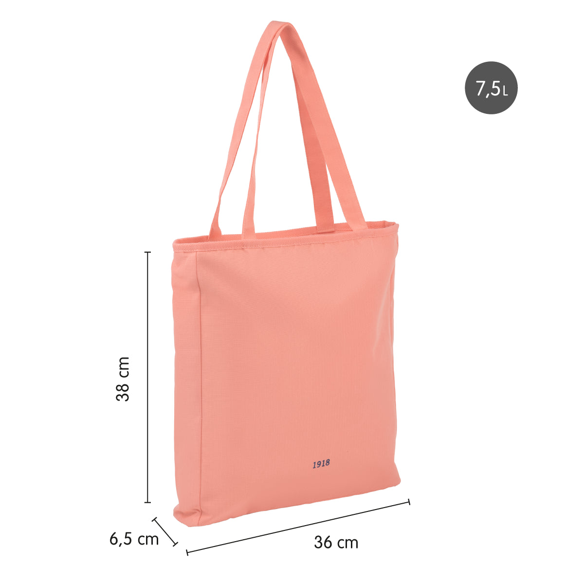 Tote bag amb cremallera MILAN 430 since 1918