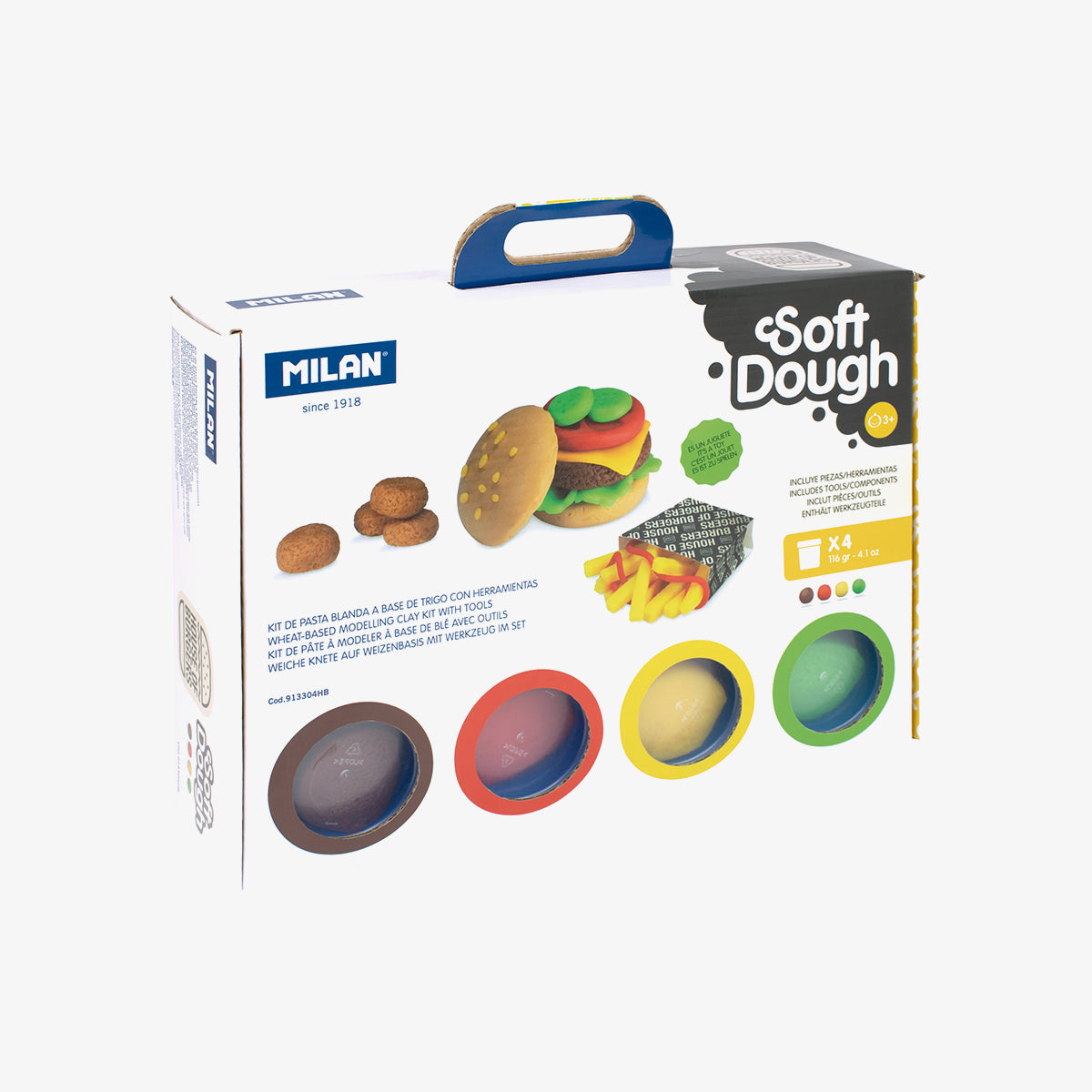 Kit Soft Doug de pasta tova amb eines 'Casa de les hamburgueses'