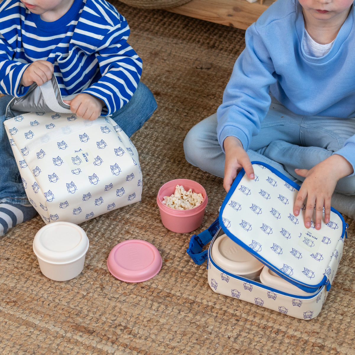 Bolsa isotérmica porta alimentos rectangular con 3 fiambreras, colección 460 since 1918