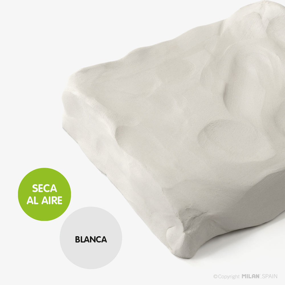 Arcilla natural secado al aire, blanca (400 g)