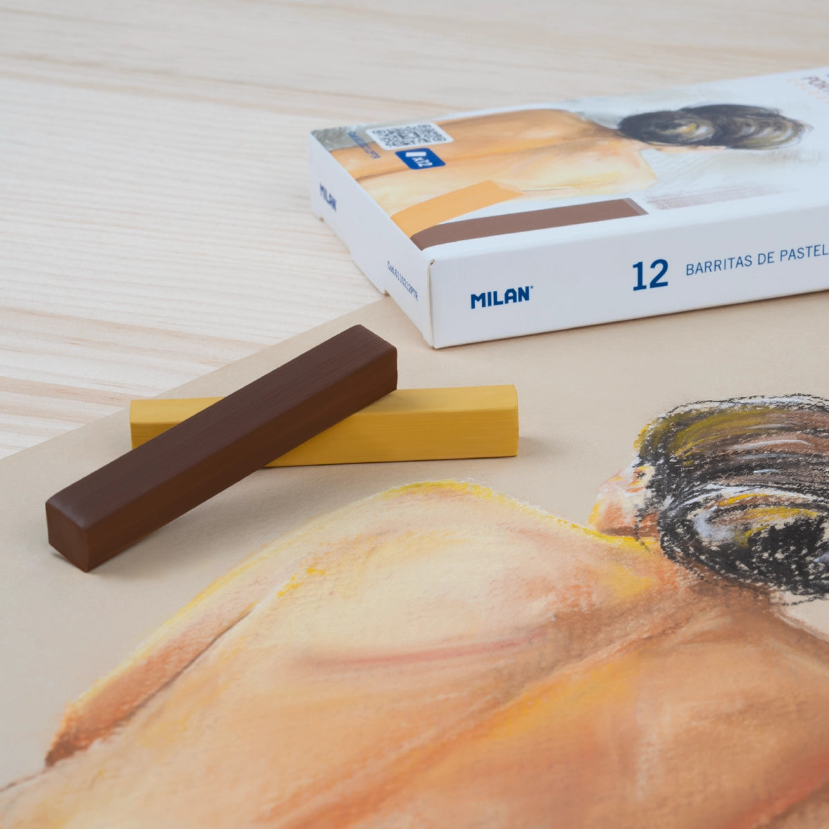 24 barretes soft pastel colors retrat MILAN Art