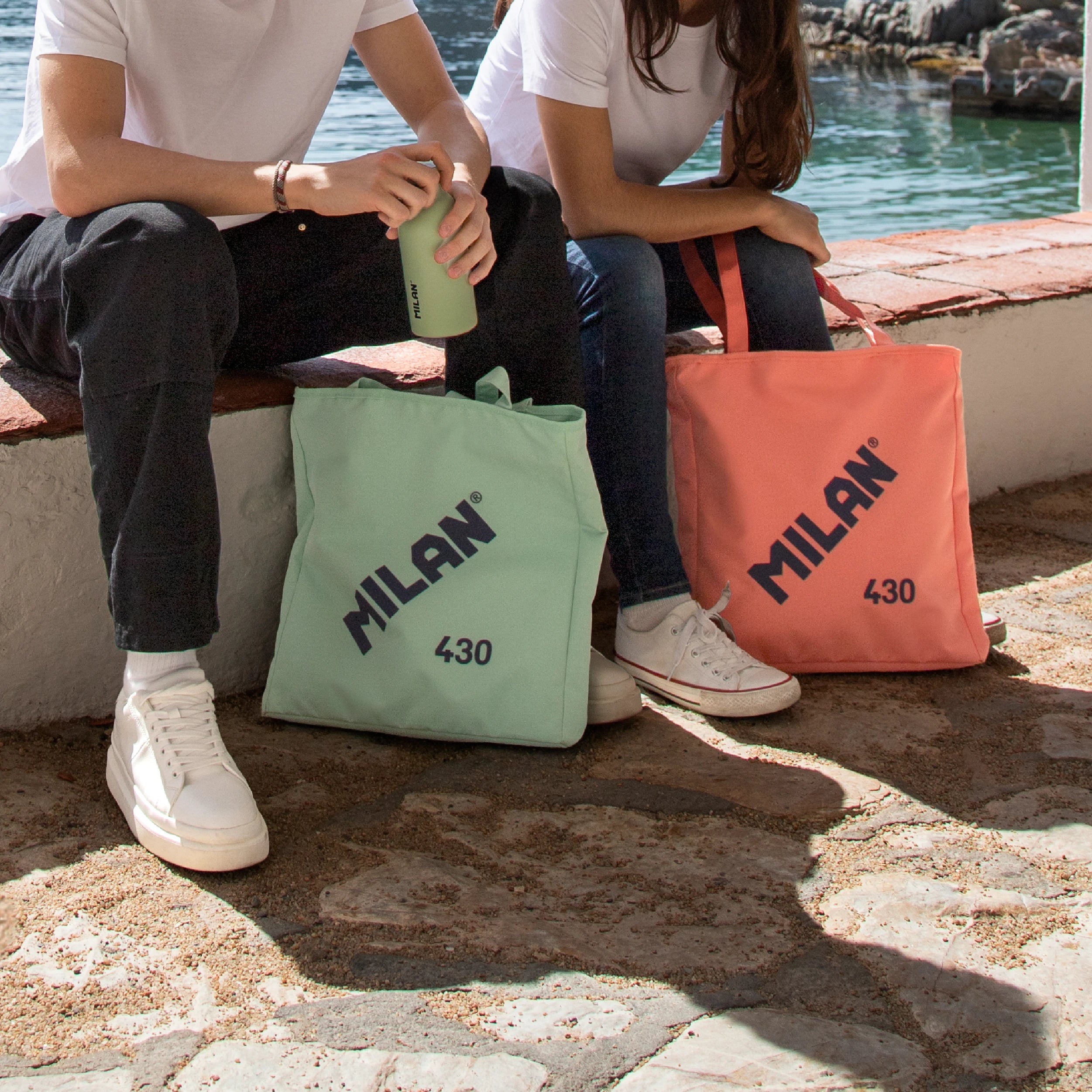 Tote bag con cremallera MILAN 430 since 1918