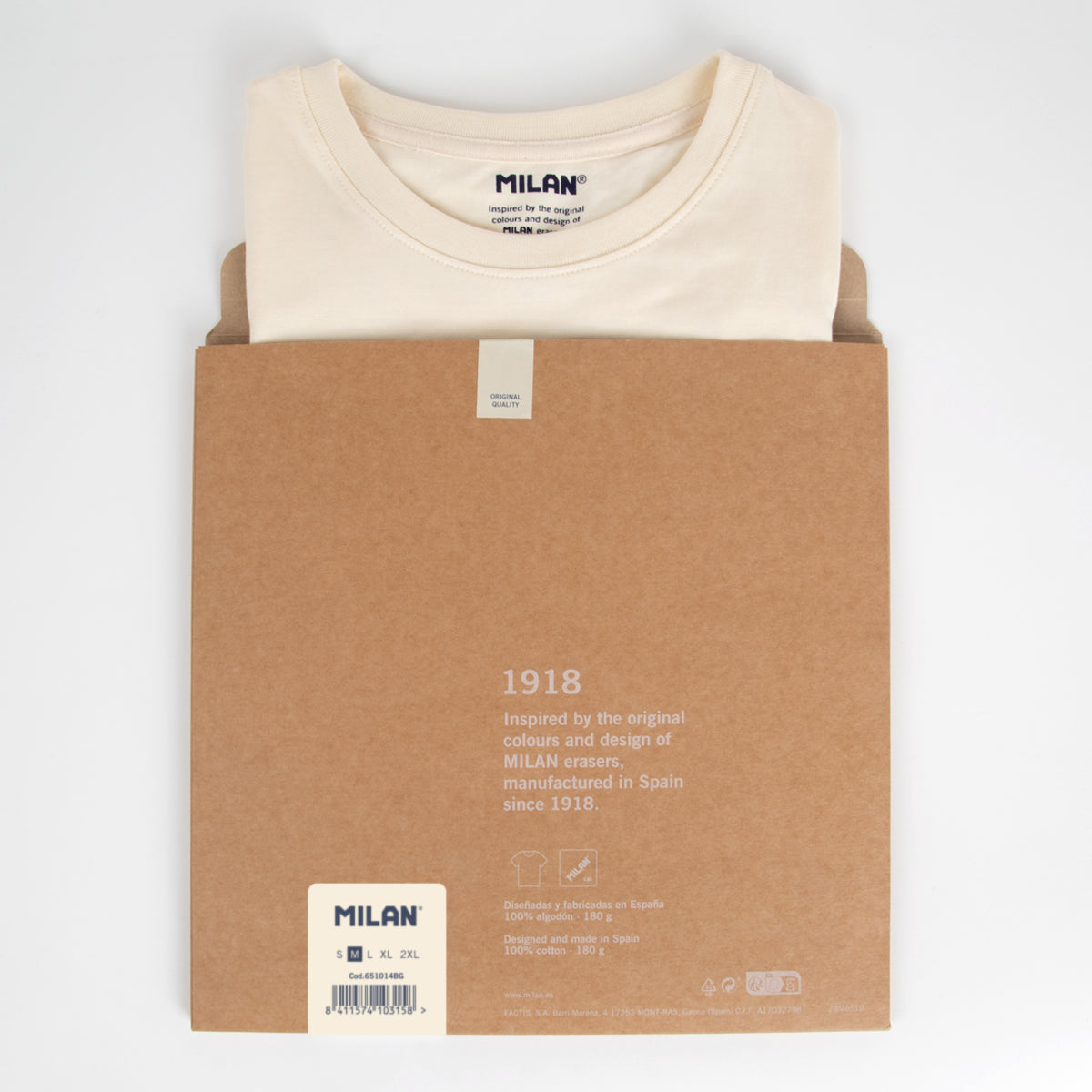 Camiseta mujer Slim Fit 430 since 1918, inspirada en las gomas de borrar MILAN