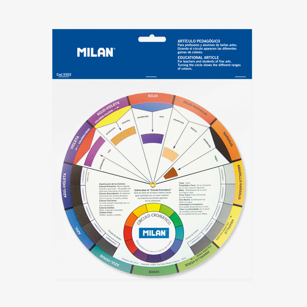 Cercle cromàtic pedagògic per a les barreges de colors